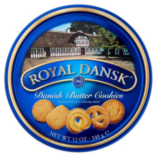 Royal Dansk Danish Butter Cookies, 12 oz