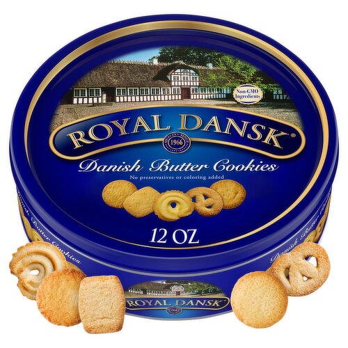 Royal Dansk Danish Butter Cookies, 12 oz