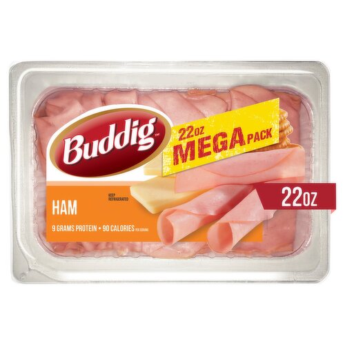 Buddig Ham Mega Pack, 22 oz