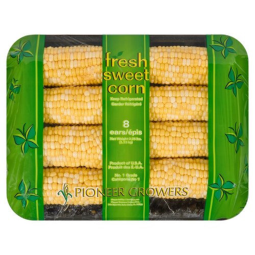 Pioneer Growers Fresh Sweet Corn, 8 count