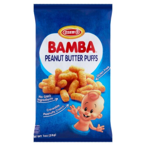Osem Bamba Peanut Butter Puffs, 1 oz