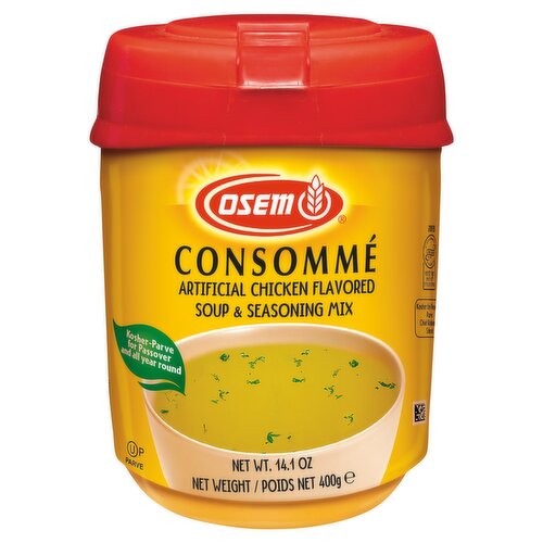 Osem Consommé Artificial Chicken Flavored Soup & Seasoning Mix, 14.1 oz