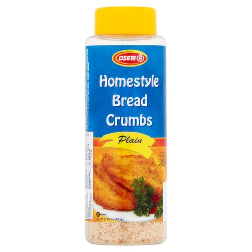 Osem Plain Homestyle Bread Crumbs, 15 oz