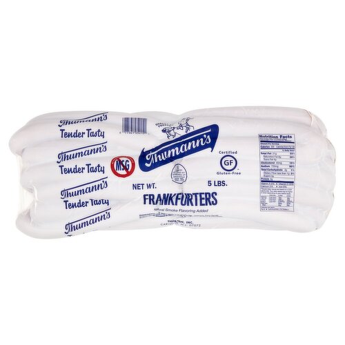 Thumann's Frankfurters, 5 lbs