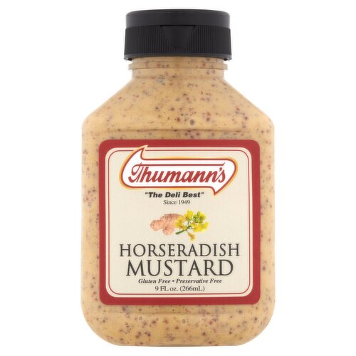 Thumann's Horseradish Mustard, 9 fl oz