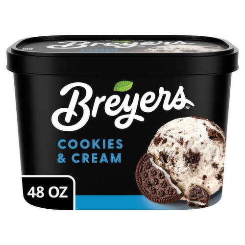 Breyers Cookies & Cream Frozen Dairy Dessert, 1.5 quart