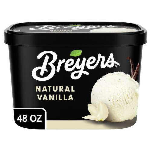 Breyers Natural Vanilla Ice Cream, 1.5 quart