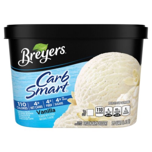 Breyers CarbSmart™ Frozen Dairy Dessert Vanilla 48 oz