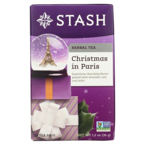 STASH Christmas in Paris Herbal Tea Bags, 18 count, 1.2 oz