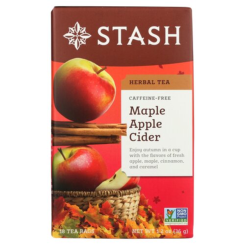 STASH Maple Apple Cider Herbal Tea Bags, 18 count, 1.2 oz