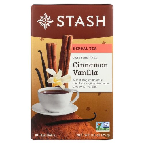 STASH Cinnamon Vanilla Herbal Tea Bags, 18 count, 0.8 oz