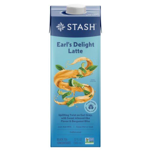 Stash Earl's Delight Latte Black Tea Concentrate, 32 fl oz