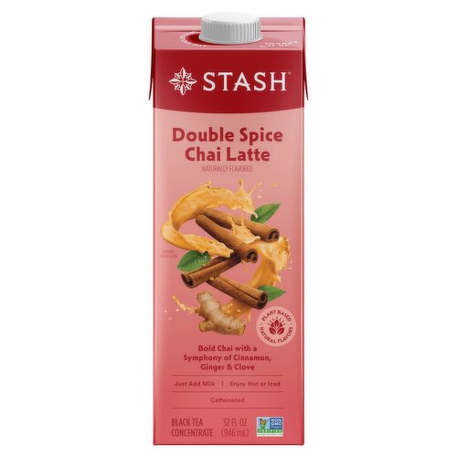 Stash Double Spice Chai Latte Black Tea Concentrate, 32 fl oz