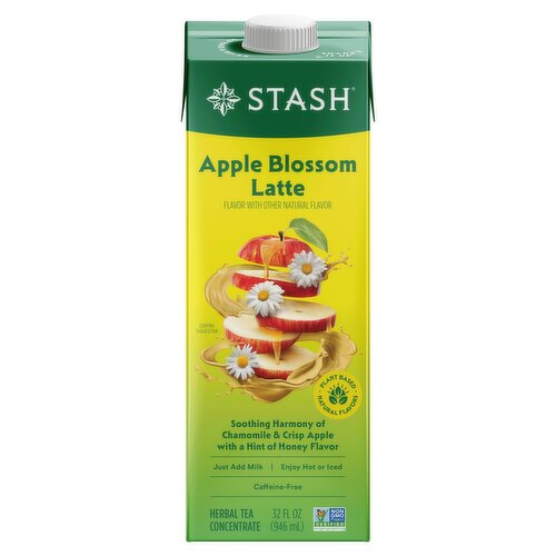 Stash Apple Blossom Latte Herbal Tea Concentrate, 32 fl oz