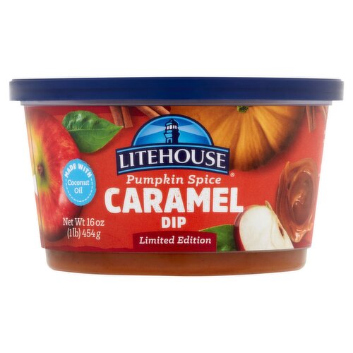 Litehouse Pumpkin Spice Caramel Dip Limited Edition, 16 oz