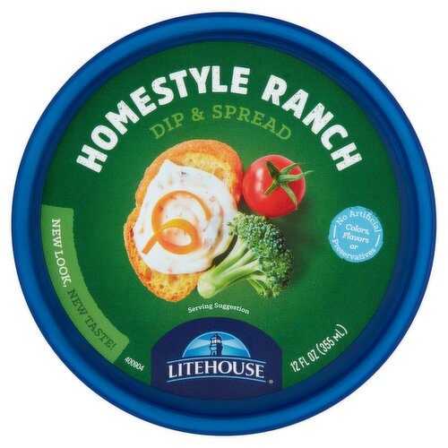 Litehouse Homestyle Ranch Dip & Spread, 12 fl oz