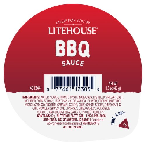 Litehouse BBQ Sauce, 1.5 oz