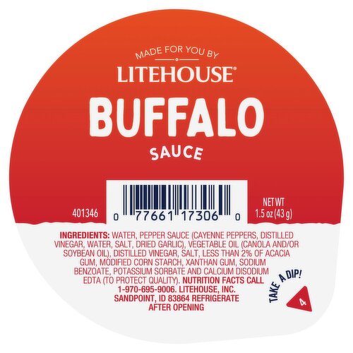 Litehouse Buffalo Sauce, 1.5 oz