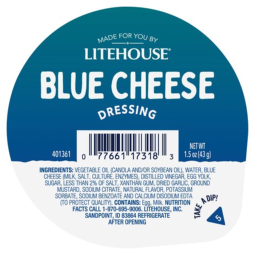 Litehouse Blue Cheese Dressing, 1.5 oz