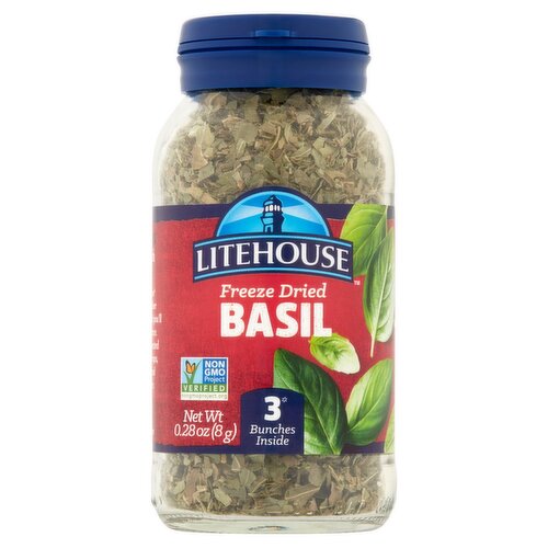 Litehouse Freeze Dried Basil, 0.28 oz