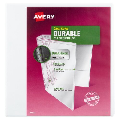 Avery 1 1/2" Durable Clear Cover