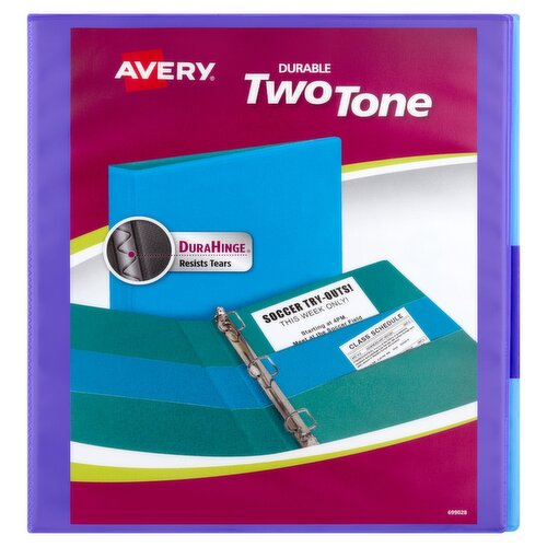 Avery Durable Two Tone 1" Binder