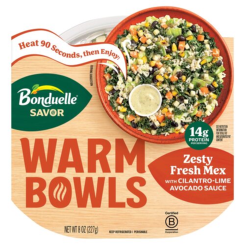Bonduelle Savor Zesty Fresh Mex Warm Bowls, 8 oz