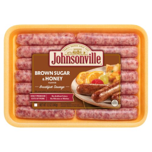 Johnsonville Brown Sugar & Honey Breakfast Sausage, 14 count, 12 oz