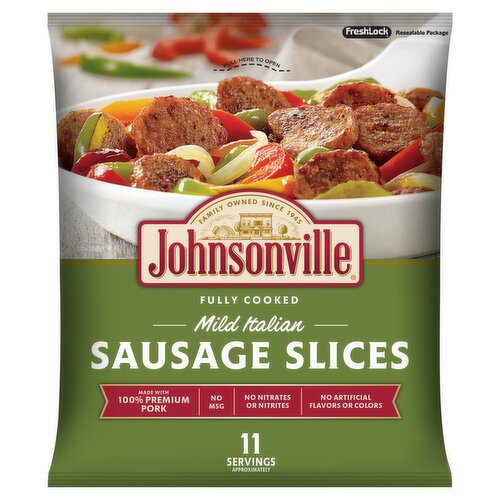 Johnsonville Mild Italian Sausage Slices, 22 oz