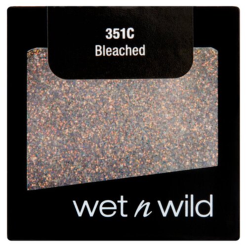 Wet n Wild Color Icon 351C Bleached Glitter Single Eyeshadow, 0.05 oz