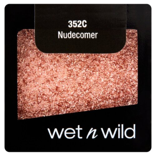 Wet n Wild Color Icon 352C Nudecomer Glitter Single Eyeshadow, 0.05 oz