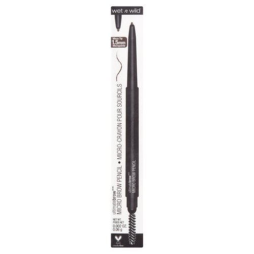 Wet n Wild Ultimatebrow 648A Ash Brown Micro Brow Pencil, 0.002 oz