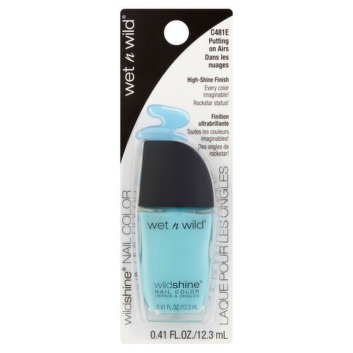 Wet n Wild Wildshine C481E Putting on Airs Nail Color, 0.41 fl oz