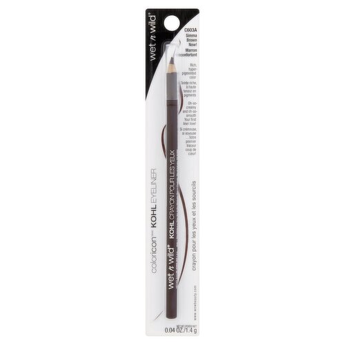 Wet n Wild Coloricon C603A Simma Brown Now! Kohl Eyeliner, 0.04 oz