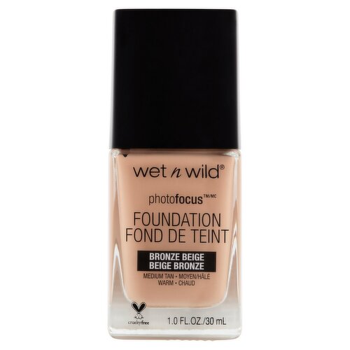 Wet n Wild Photofocus 370C Bronze Beige Foundation, 1.0 fl oz