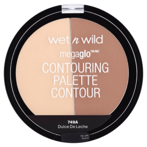 Wet n Wild MegaGlo 749A Dulce De Leche Palette Contour, 0.44 oz