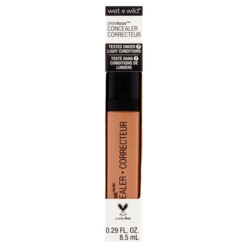 Wet n Wild Photofocus 845B Dark Cocoa Concealer, 0.29 fl oz