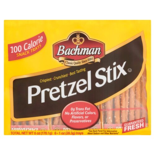 Bachman Pretzel Stix, 1 oz, 6 pack