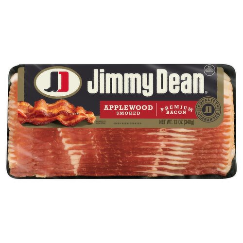 Jimmy Dean Applewood Smoked Premium Bacon, 12 oz