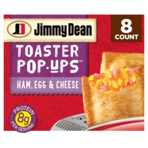 Jimmy Dean Ham, Egg & Cheese Toaster Pop-Ups, 8 count, 18.4 oz