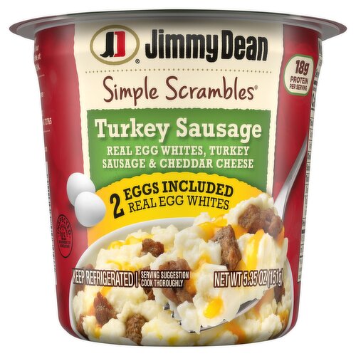 Jimmy Dean Simple Scrambles Turkey Sausage, 5.35 oz.