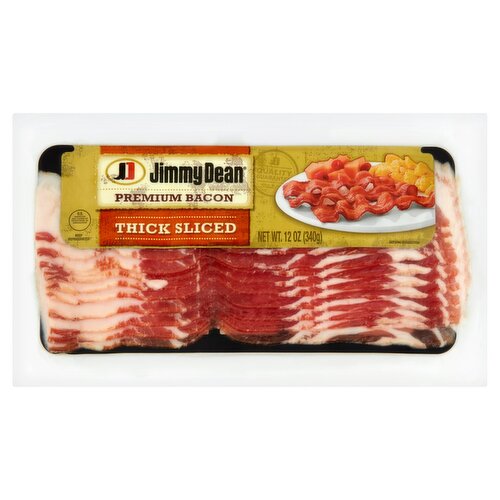 Jimmy Dean Thick Cut Hickory Smoked Premium Bacon, 12 oz