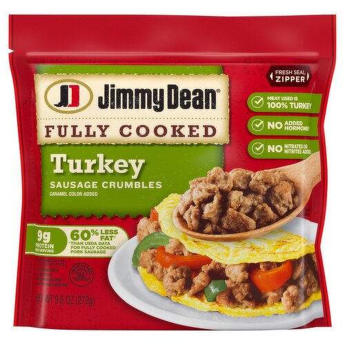 Jimmy Dean Turkey Sausage Crumbles, 9.6 oz