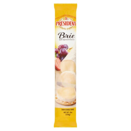 Président Brie Soft-Ripened Cheese, 6 oz