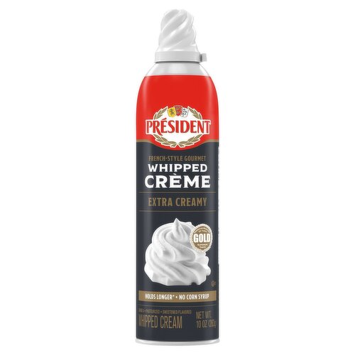 President French-Style Gourmet Extra Creamy Whipped Cream, 10 oz