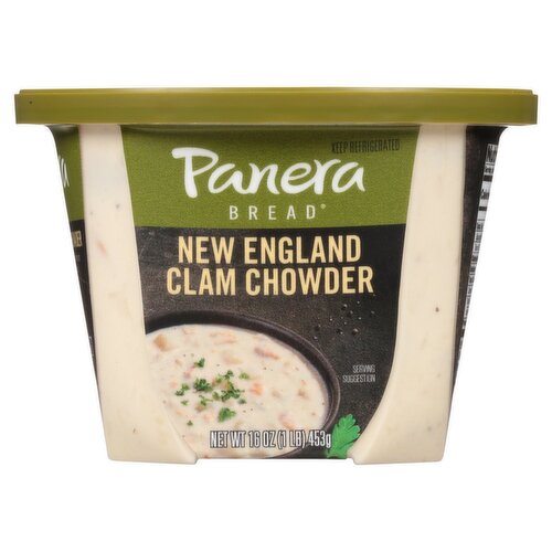 Panera Bread New England Clam Chowder Soup, 16 oz