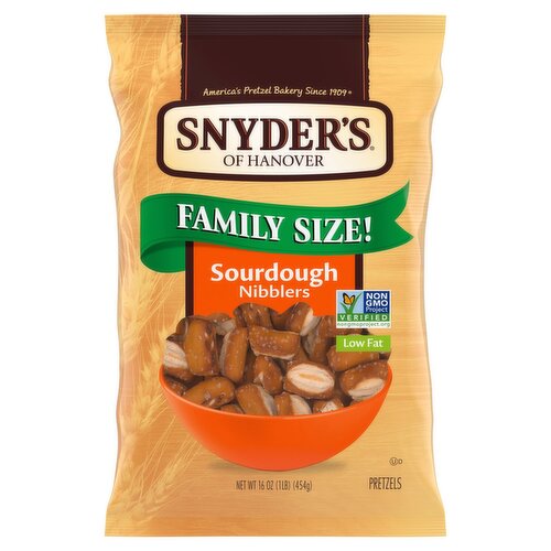 Snyder's of Hanover Sourdough Nibblers Pretzels Family Size!, 16 oz