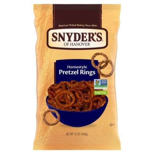 Snyder's of Hanover Homestyle Pretzel Rings, 12 oz