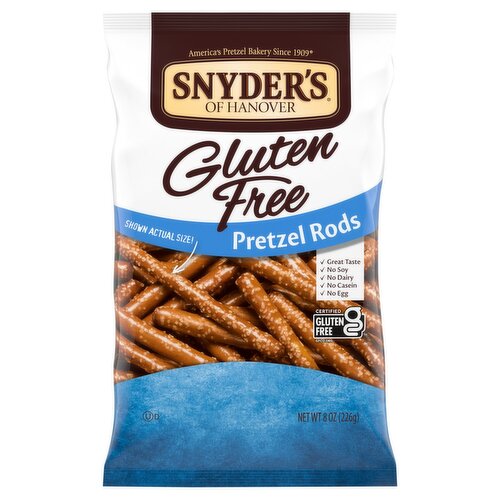 Snyder's of Hanover Gluten Free Pretzel Rods, 8 oz