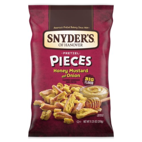 Snyder's of Hanover Honey Mustard and Onion Pretzel Pieces, 11.25 oz